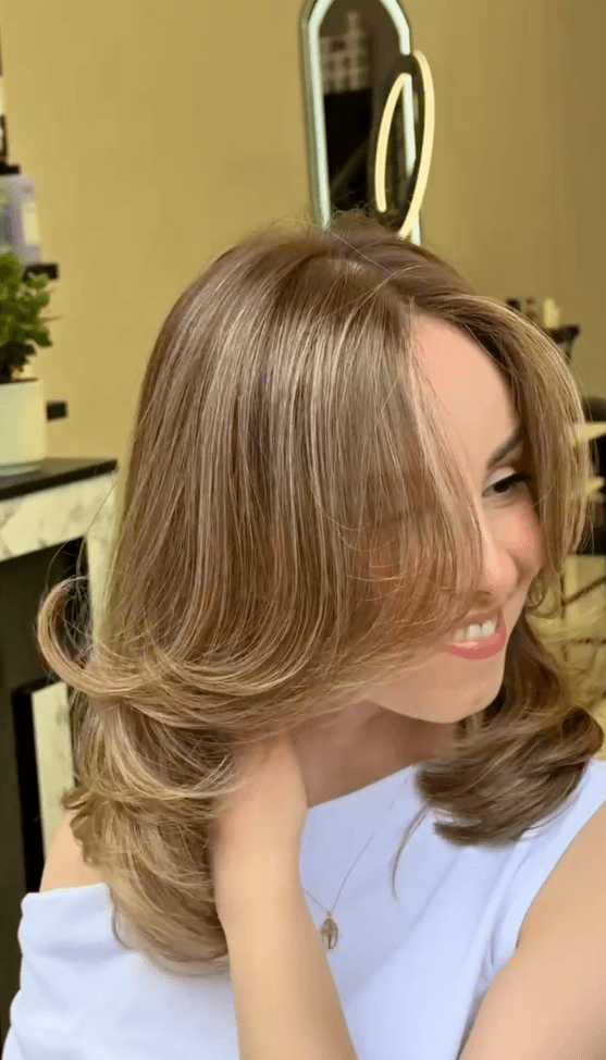 Eryaman highlight saç uygulaması - doğal ışıltılı saç modelleri